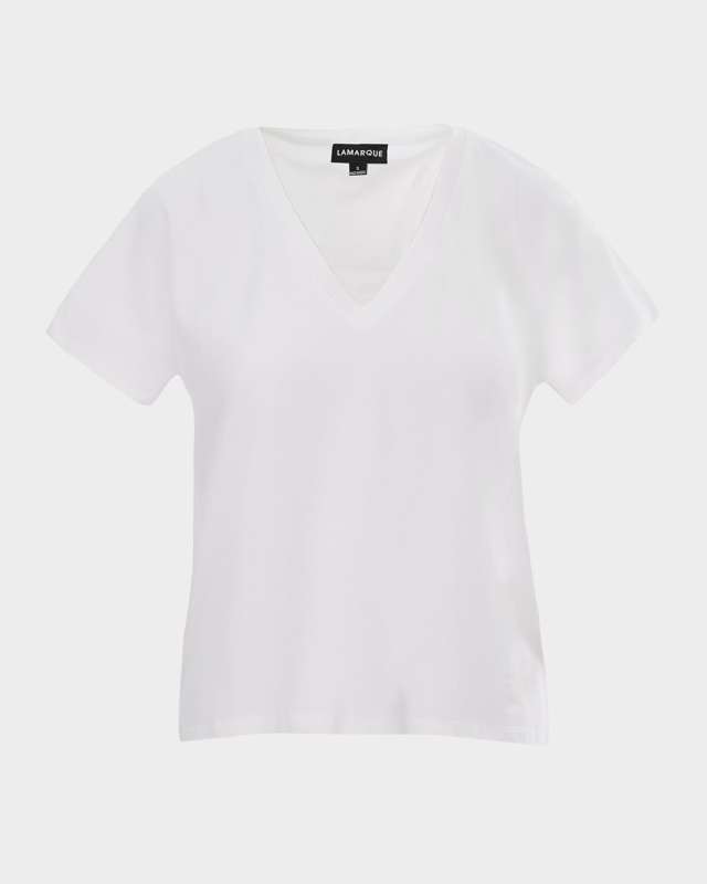 Nerea Jersey V-Neck Shirt